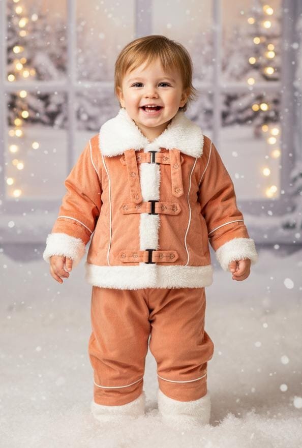 Stylish velvet dress for girls - Image 3